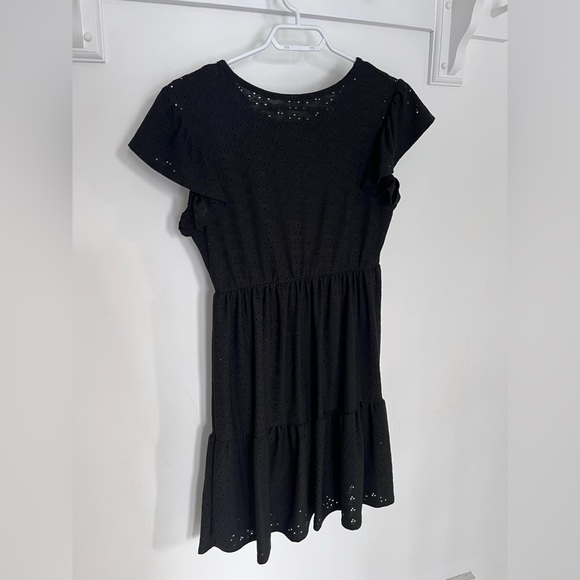 Black Dress with Ruffles - Picture 1 of 3